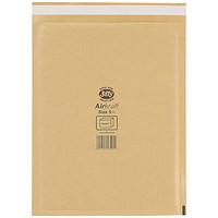 Jiffy AirKraft Postal Bag, Size 5 260x345mm, Gold, Pack of 10