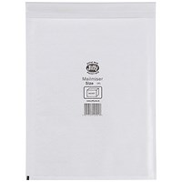Jiffy Mailmiser No.6 Bubble-lined Protective Envelopes, 290x445mm, White, Pack of 50