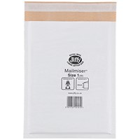Jiffy Mailmiser Size 1 170x245mm White MM-1 (Pack of 10) JFMM1 2220