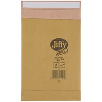 Jiffy No.0 Padded Bag, 135x229mm, Gold, Pack of 10
