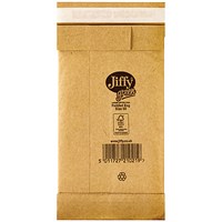 Jiffy No.00 Padded Bag,105x229mm, Gold, Pack of 200