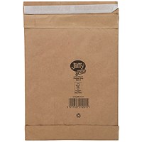 Jiffy No.2 Padded Bag Envelopes, 195x280mm, Brown, Pack of 100