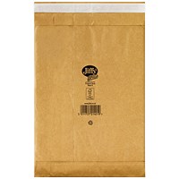 Jiffy No.4 Padded Bag Envelopes, 225x343mm, Brown, Pack of 100