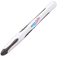 Ergo-Brite Rubber Grip Drywipe Marker, Black, ClassPack of 48