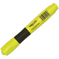 Ergo-Brite Ergonomic Highlighter Pen Yellow (Pack of 10)