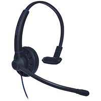 JPL Commander-PM V2 Monaural Quick Disconnect (QD) Wired Headset with Travel Case 575-365-003