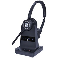 JPL Explore-B Binaural DECT Wireless Headset with Modular Draw 575-385-008