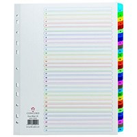 Concord Reinforced Board Index Dividers, Extra Wide, 1-31, Multicolour Tabs, A4, White Concord Reinforced Board Index Dividers, Extra Wide, 1-31, Multicolour Tabs, A4, White