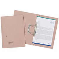 Guildhall Transfer Files, 285gsm, Foolscap, Buff, Pack of 25