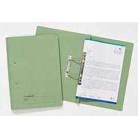 Guildhall Transfer Files, 285gsm, Foolscap, Green, Pack of 25