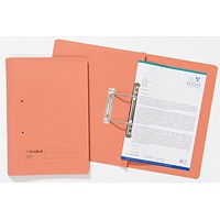 Guildhall Transfer Files, 285gsm, Foolscap, Orange, Pack of 25