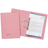 Guildhall Transfer Files, 285gsm, Foolscap, Pink, Pack of 25