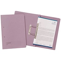 Guildhall Transfer Files, 285gsm, Foolscap, Mauve, Pack of 25