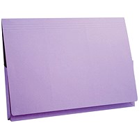 Guildhall Full Flap Legal Document Wallets, 315gsm, W356xH254mm, Mauve, Pack of 50