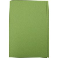 Guildhall Square Cut Folders, 250gsm, Foolscap, Green, Pack of 100