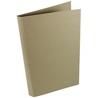 Guildhall Square Cut Folders, 290gsm, Foolscap, Buff, Pack of 100