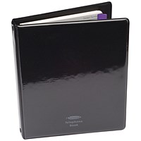 Concord Telephone Address Binder A5 Black Concord Telephone Address Binder A5 Black