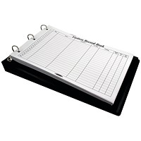 Concord Loose-Leaf Visitors Book, 3 Ring Binder, 50 Sheets