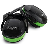 Kask Sc1 Helmet Attachment Ear Defenders, Black & Green Kask Sc1 Helmet Attachment Ear Defenders, Black & Green