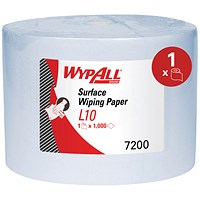 Wypall L10 Extraplus Wipes 1000Sht Blue 7200