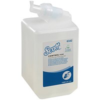 Scott Control Foam Frequent Use Hand Cleanser Cassette, Clear, 1 Litre