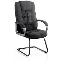 Moore Visitor Cantilever Chair, Black