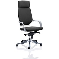 Xenon Executive Chair, Black on White