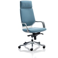 Xenon Executive Chair, Blue on White