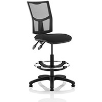 Eclipse Plus II High Rise Mesh Back Operator Chair, Black