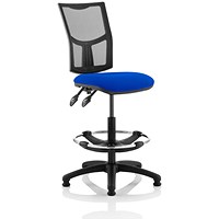 Eclipse Plus II High Rise Mesh Back Operator Chair, Blue