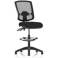 Eclipse Plus II Deluxe High Rise Mesh Back Operator Chair, Black