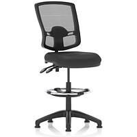 Eclipse Plus II High Rise Deluxe Mesh Back Operator Chair, Black Bonded Leather Eclipse Plus II High Rise Deluxe Mesh Back Operator Chair, Black Bonded Leather
