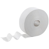 Kleenex 2-Ply Jumbo Toilet Roll White (Pack of 12) 8751