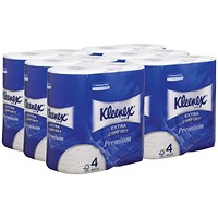 Kleenex Comfort 4-Ply Quilted Toilet Roll, Pack of 24