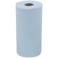Wypall L20 1-Ply Extra Small Roll Wiper Roll, 53m, Blue, Pack of 24
