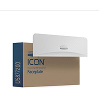 Kimberly Clark Icon Faceplate, White Mosaic