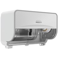 Kimberly Clark Icon Standard 2 Roll Toilet Paper Dispenser, White Mosaic
