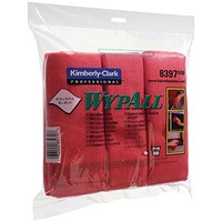 Wypall Microfibre Cloth Red (Pack of 6) 8397