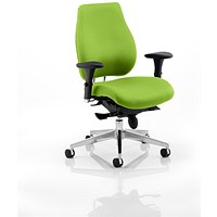 Chiro Plus Ergo Posture Chair, Height Adjustable Arms, Myrrh Green