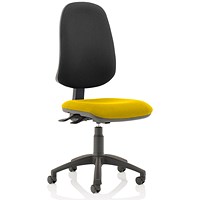 Eclipse XL 3 Lever Task Operator Chair, Black Back, Senna Yellow