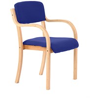 Madrid Visitor Chair, With Arms, Stevia Blue