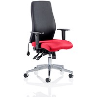 Onyx Posture Chair, Black Back, Bergamot Cherry
