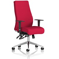 Onyx Posture Chair, Height Adjustable Arms, Bergamot Cherry
