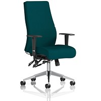 Onyx Posture Chair, Height Adjustable Arms, Maringa Teal