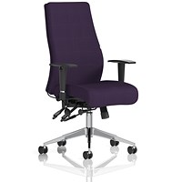 Onyx Posture Chair, Height Adjustable Arms, Tansy Purple