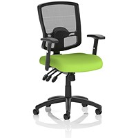 Portland III Operator Mesh Back Chair, Height Adjustable Arms, Myrrh Green Portland III Operator Mesh Back Chair, Height Adjustable Arms, Myrrh Green