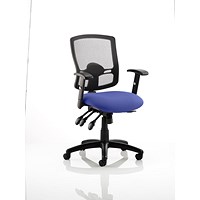 Portland 3 Operator Chair, Mesh Back, Stevia Blue