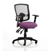 Portland 3 Operator Chair, Mesh Back, Tansy Purple