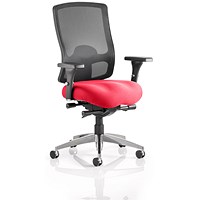 Regent Task Operator Mesh Back Chair, Height Adjustable Arms, Bergamot Cherry