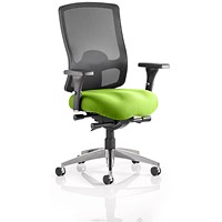 Regent Task Operator Mesh Back Chair, Height Adjustable Arms, Myrrh Green